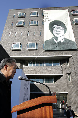 박종철 열사의 아버지 박정기씨. [사진-통일뉴스 김주영 기자]