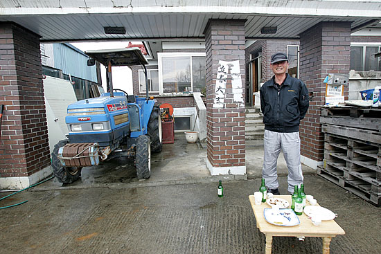 대추리 주민 이승환. [사진-통일뉴스 김주영 기자]