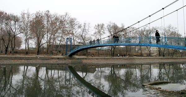 보통강변의 모습.[사진-통일뉴스 김주영 기자]