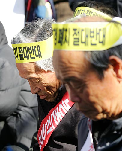 매년 오르는 쌀 생산비에 '한.미FTA'까지, 농민들의 시름은 깊어진다. [사진-통일뉴스 김주영 기자]