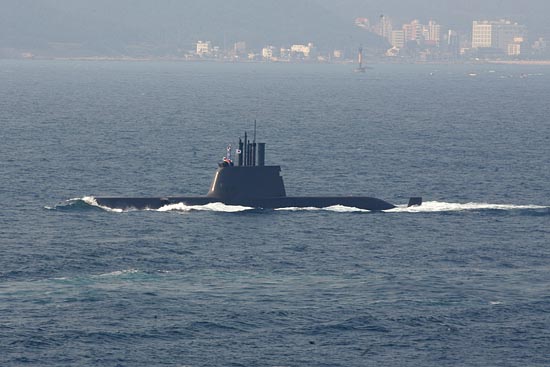 잠수함.[사진-통일뉴스 조성봉 기자]