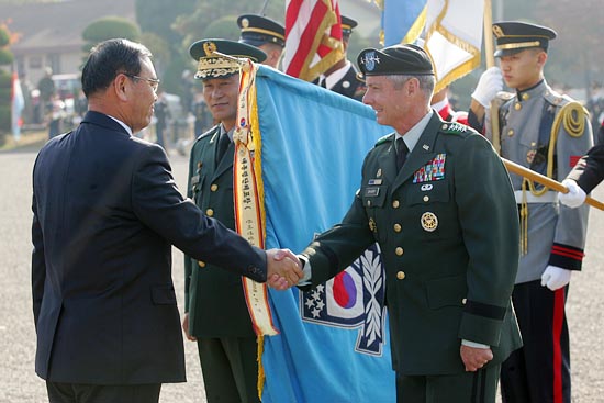 연합사는 기념식에서 1991년에 이어 두 번째로 대통령 부대표창을 수상했다. [사진-통일뉴스 조성봉 기자]