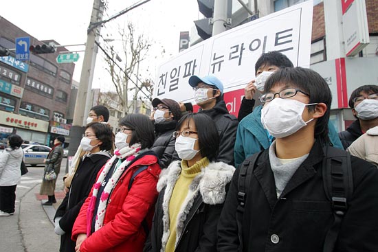 참가자들은 집시법이 개악될 경우 전국민적인 '마스크 쓰기 운동'이 벌어 질 수도 있다