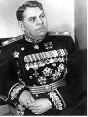 소련 극동군 총사령관 알렉산드르 바실리옙스키 원수.