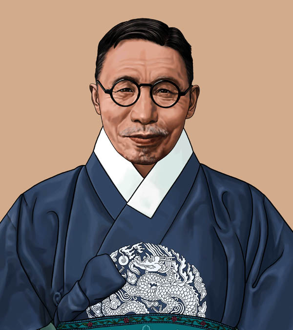 김구 초상 부분. [자료사진 - 심규섭]