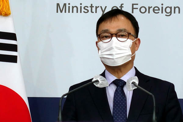 최영삼 외교부 대변인은 13일 정례브리핑에서 일본 정부의 후쿠시마 방사능 오염수 해양 방출에 대한 입장을 밝혔다. [자료사진 - 통일뉴스]
