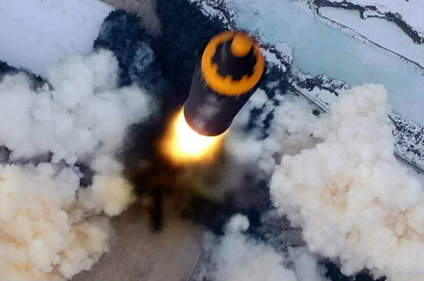 1월 30일 검수사격시험 목적으로 발사된 중장거리 탄도미사일 