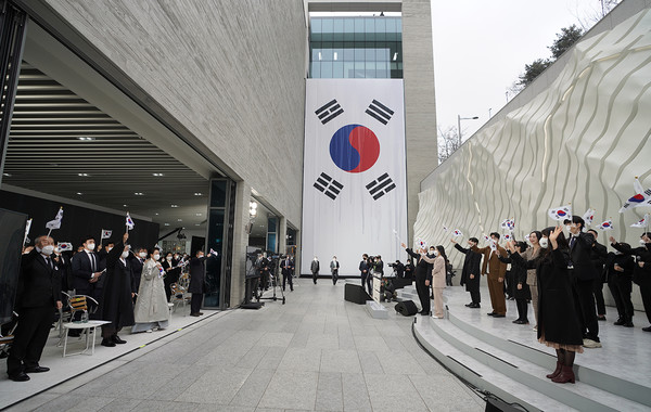 이날 행사는 서울 서대문구 대한민국임시정부기념관에서 열렸다. [사진제공-청와대]