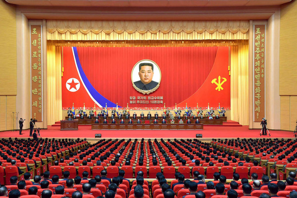북한에서 10일 김정은 총비서 추대 10돌 경축 중앙보고대회가 진행됐다. [사진-노동신문 갈무리]