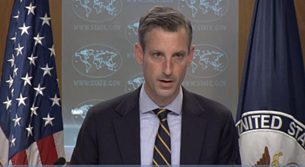 네드 프라이스 미 국무부 대변인. [사진갈무리-미 국무부 유튜브]