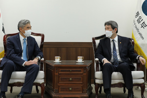 방한중인 성김 미