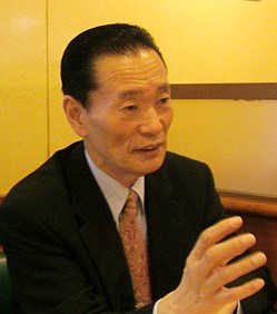 2007년 10.4선언 직후 [통일뉴스]와 인터뷰 할 때의 당시 리한수 평통협 회장. [자료사진-통일뉴스]