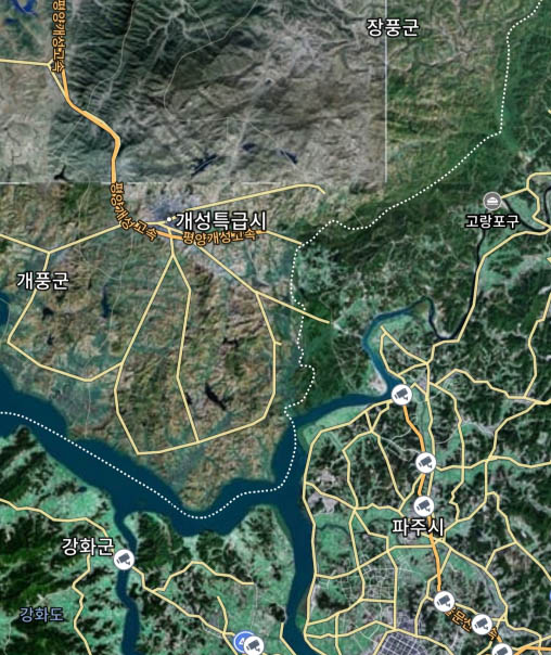 DMZ 안에 남북이 공동 관리할 우리 민족의 디아스포라 추모공원을 남북이 공동 설립할 것을 제안한다. [갈무리사진 - 네이버지도]
