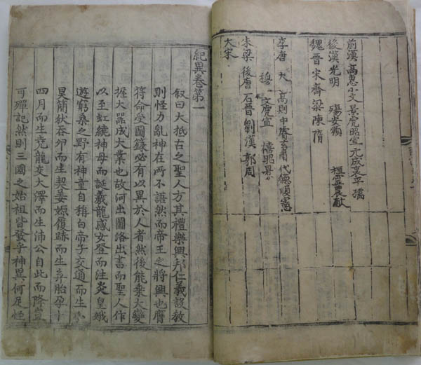 『삼국유사』 권제1, 일연, 1281년 저술. 고려말 목판본. [사진 제공 - 이양재]