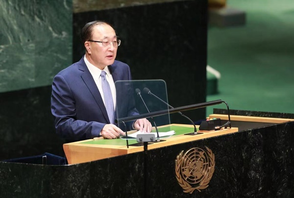 장쥔 주유엔 중국 대사. [사진출처-주유엔 중국대표부]