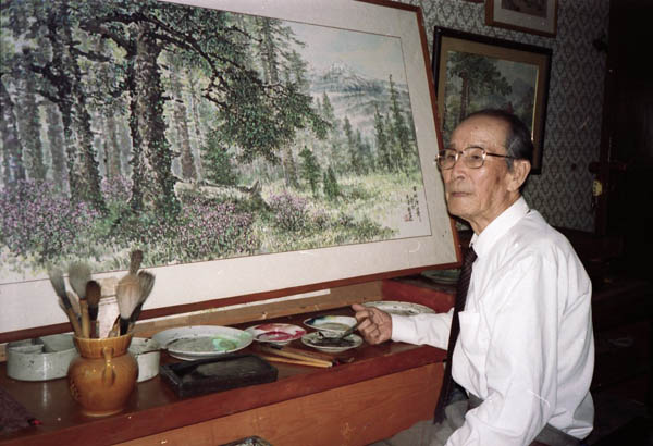 조선화의 거장 화봉(華峯) 황영준(黃榮俊, 1919~2002) 화백. [사진 제공 - 이양재]