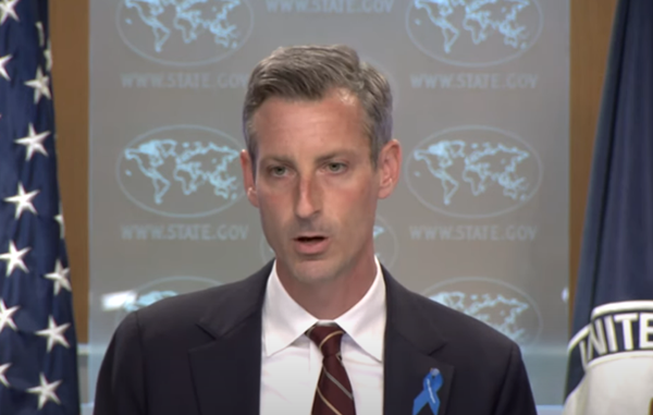 네드 프라이스 미국 국무부 대변인. [사진 갈무리-국무부 유튜브]