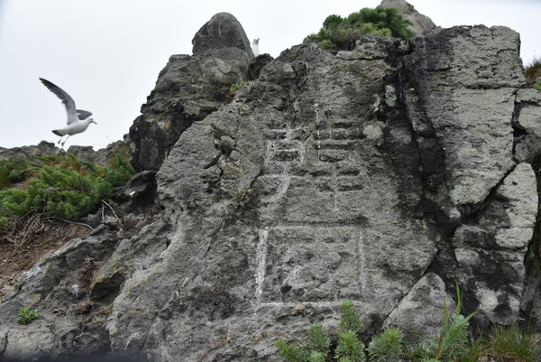 동도 정상에 있는 '한국'