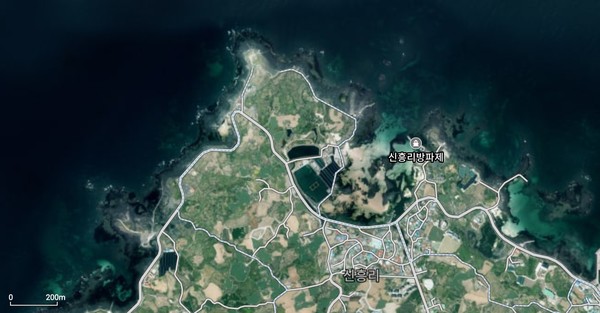 ‘조천읍 신흥리의 북쪽 바닷가 밭담 유적’인데, 이 유적은 제주에 남아 있는 최선(最善)의 밭담 유적이다. [사진 제공 - 이양재]