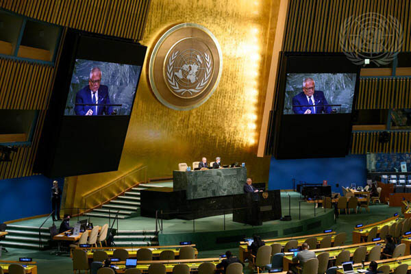 10월 31일(현지 시간) 제77차 유엔총회 3위원회에서 유럽연합 주도로 북한 인권 결의안이 상정되었다[갈무리 사진 - 통일뉴스]