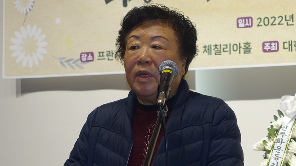 박순희 천주교정의구현전국연합 지도위원. [사진-통일뉴스 이승현 기자]