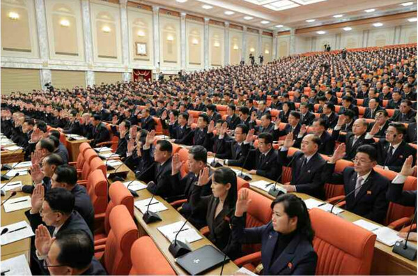 북한은 지난 12월 26일부터 31일까지 7일동안 6차 당전원회의를 진행했다. [사진-노동신문 갈무리]
