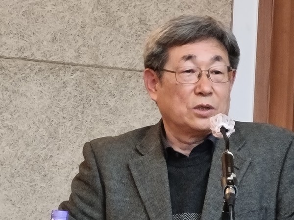 1923제노사이드연구소 성주현 박사는 간토대지진 당시 조선인 희생자 408명의 추가명단을 발표했다. [사진-통일뉴스 이승현 기자]