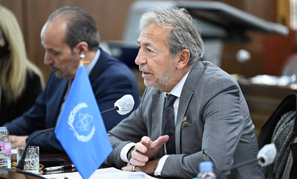 마시모 아파로 IAEA 안전조치 사무차장은 한국의 평화적 원자력 활동에 대한 IAEA 안전조치 이행이 원활히 이루어지고 있다고 평가했다. [사진 제공 - 외교부]