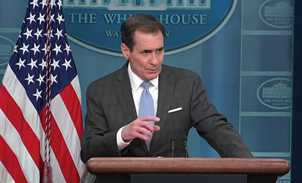 존 커비 미 백악관 NSC 전략소통조정관. [사진 갈무리-로이터 유튜브]