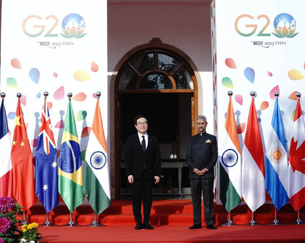 G20 외교장관회담은 오는 9월 인도 뉴델리에서 열릴 G20 정상회의 준비의 일환이기도 하다. [사진 제공 - 외교부]