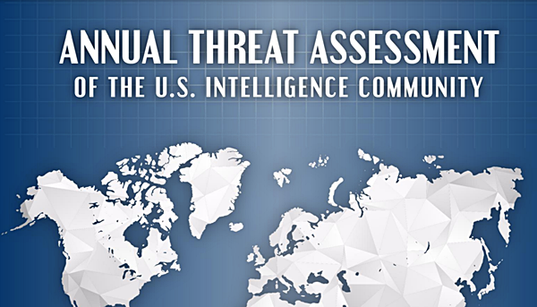 미국 정보공동체의 연례위협평가 보고서 표지. [사진 갈무리-DNI]