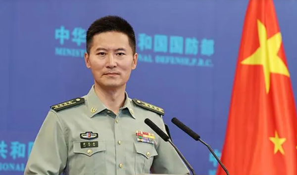 탄커페이 중국 국방부 대변인. [사진출처-신화통신]