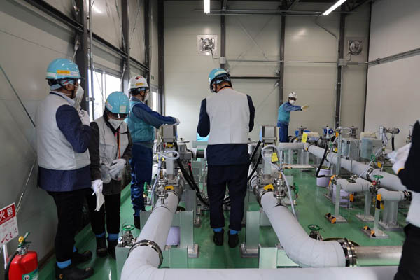 ‘후쿠시마 원전 오염수 전문가 현장 시찰단’은 23,24일 후쿠시마 원전 현장을 시찰했다. 언론 취재가 불허됐고, 사진은 추후 제공됐다. [사진 제공 - 도쿄전력]