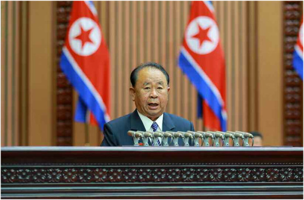 리병철 조선로동당 중앙군사위원회 부위원장. 2022년 9월 9일 최고인민회의 제14기 제7차회의. [통일뉴스 자료사진]