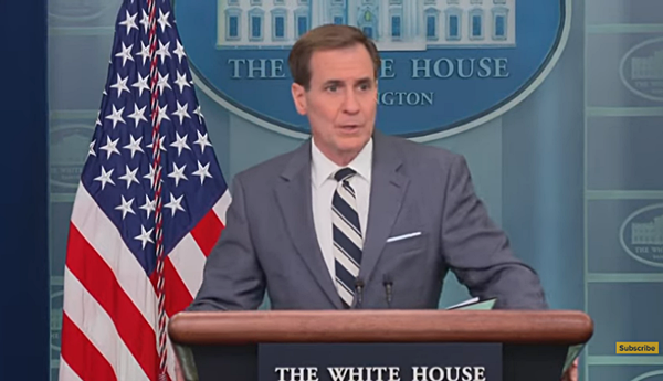5월 31일 브리핑하는 존 커비 백악관 NSC조정관. [사진 갈무리-백악관 유튜브]