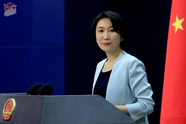 5월 31일 오후 브리핑하는 마오닝 중국 외교부 대변인. [사진출처-중 외교부]