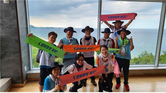 첫 번째 목적지인 동쪽 최북단에 위치한 강원도 고성 통일전망대에 도착했다. [사진 - 통일뉴스 김태임 통신원]