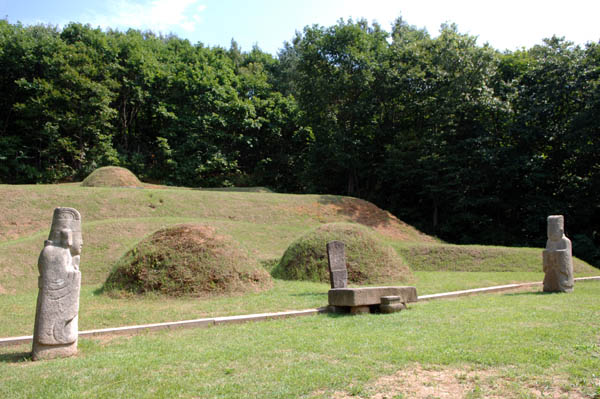 허준의 묘, 경기도 기념물, 경기도 파주시 진동면 하로리 산129. 1991년 이양재 리준만국평화재단 이사장이 찾아냈다. [사진 제공 - 이양재]