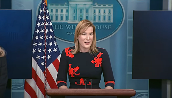 올리비아 돌턴 미 백악관 부대변인. [사진 갈무리-백악관 유튜브]