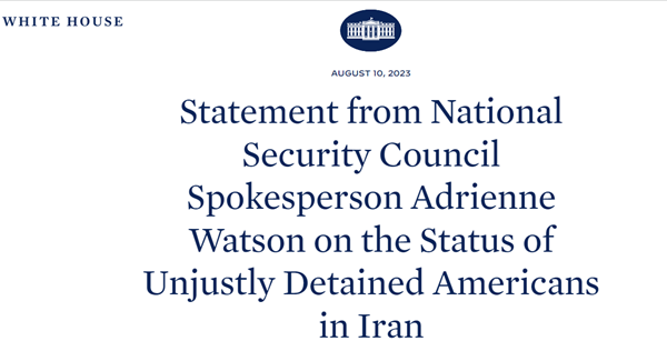 미 백악관 홈페이지 갈무리.