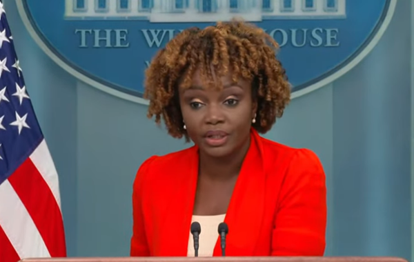 카린 장-피에르 미 백악관 대변인. [사진 갈무리-백악관 유튜브]