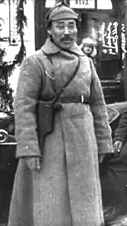 1922년 '극동인민대표대회'에 참석했을 당시의 홍범도 장군 [사진-김학규 소장 제공]