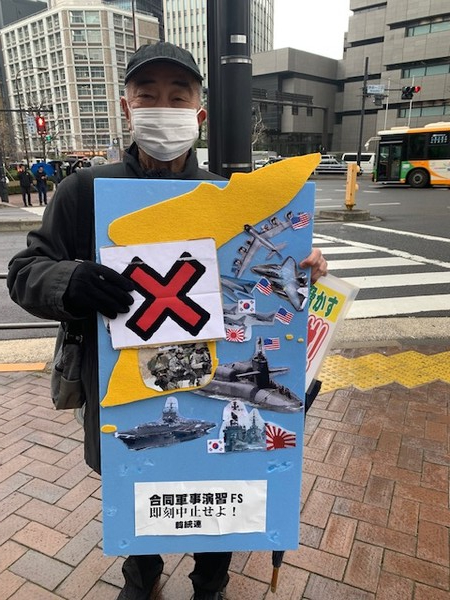 발언을 하고 있는 미주타니 겐지 ‘조선의 자주적평화통일지지일본위원회’ 사무국장. [사진-통일뉴스 박명철 통신원]