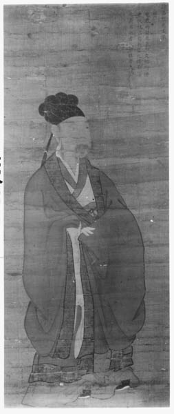 『공민왕 필 한창려선생상』, 유리 원판(건판 24504). [사진 제공 – 이양재]