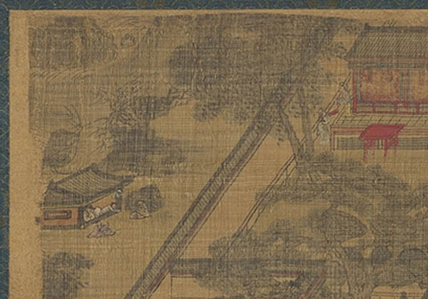 그림의 왼쪽 상부 귀퉁이에 하천이 그려져 있다. [사진 제공 – 이양재]