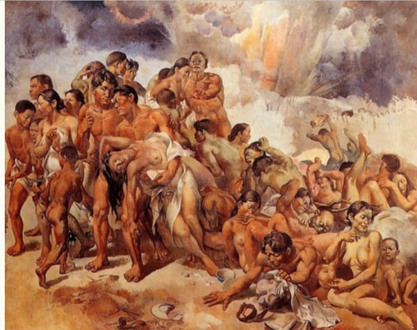 리쾌대, 「군상-4」, 유화, 1948년. [사진 제공 – 이양재]