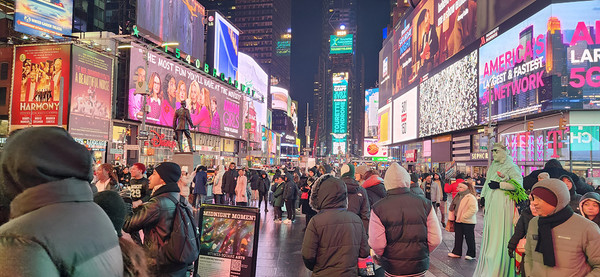 타임스 스퀘어 밤 풍경 [사진-임영태]