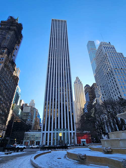 뉴욕 애플 본부 건물 [사진-임영태]