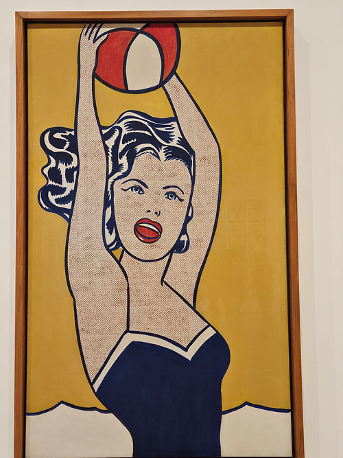 로이 리히텐슈타인의 '소녀와 공' [사진-임영태]