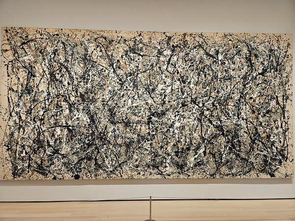 잭슨 폴락의 '가을의 리듬' [사진-임영태]